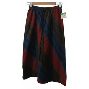 Vintage Copley square womens small skirt long wool midi union made Italy brown